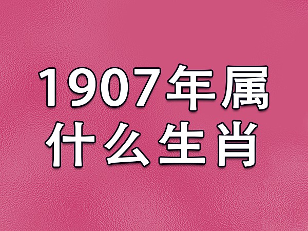 1907年出生的人屬羊,他們的五行屬性是土,那個年代真的需要貴人的幫助