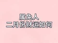 属兔人二月份财运如何-出生二月份属兔人财运怎样