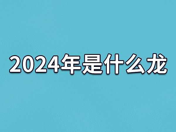 属龙2024年的运势