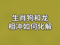 生肖狗和龙相冲如何化解