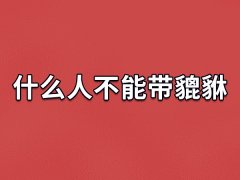 什么人不能带貔貅,哪些人不宜戴貔貅