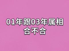 01年跟03年属相合不合:天作