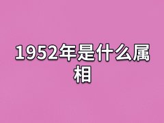 1952年是什么属相:生肖龙