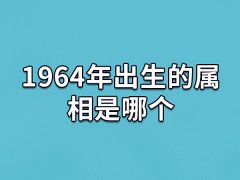 1964年出生的属相是哪个