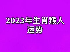 2023年生肖猴人运势：财运