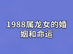 1988属龙女的婚姻和命运