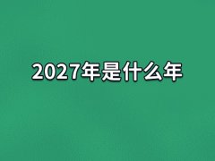 2027年是什么年:属相羊(心