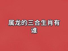 属龙的三合生肖有谁:生肖