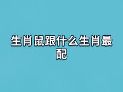 生肖鼠跟什么生肖最配:属