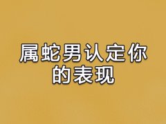 属蛇男认定你的表现:以你