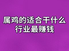 属鸡的适合干什么行业最