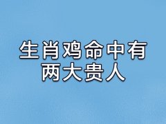 生肖鸡命中有两大贵人