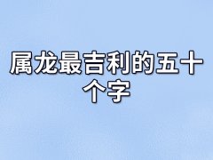 属龙最吉利的五十个字:煊