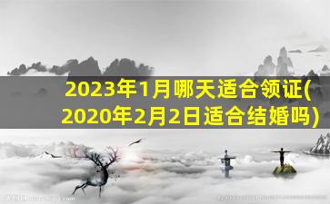 2023年1月哪天适合领证(2020年2月2日适合结婚吗)