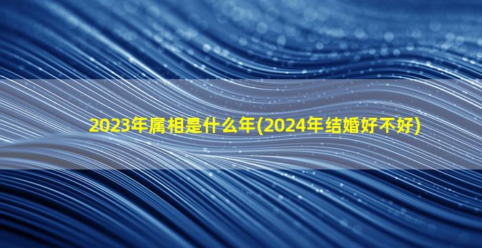 2023年属相是什么年(2024年结婚好不好)