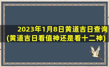 2023年1月8日黄道吉日查询(黄道吉日看值神还是看十二神)