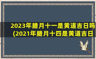 2023年腊月十一是黄道吉日吗(2021年腊月十四是黄道吉日吗)