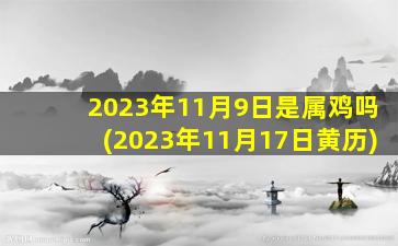 2023年11月9日是属鸡吗(2023年11月17日黄历)