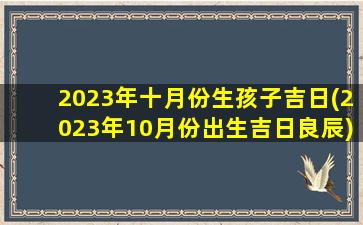 2023年十月份生孩子吉日(2023年10月份出生吉日良辰)