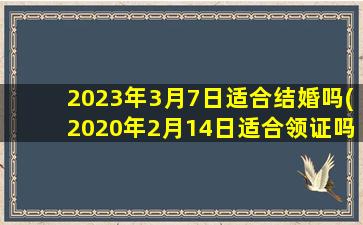 2023年3月7日适合结婚吗(2020年2月14日适合领证吗)