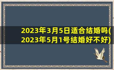 2023年3月5日适合结婚吗(2023年5月1号结婚好不好)