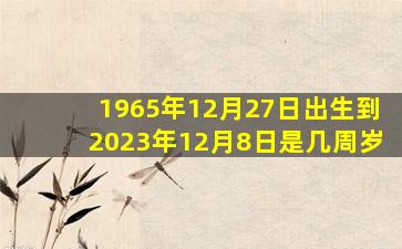 1965年12月27日出生到202