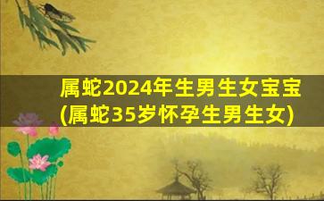 属蛇2024年生男生女宝宝