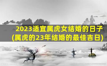 <strong>2023适宜属虎女结婚的日</strong>