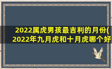 2022属虎男孩最吉利的月份