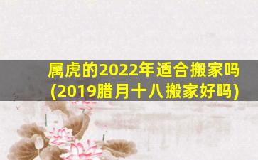 属虎的2022年适合搬家吗