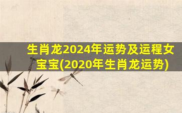 生肖龙2024年运势及运程