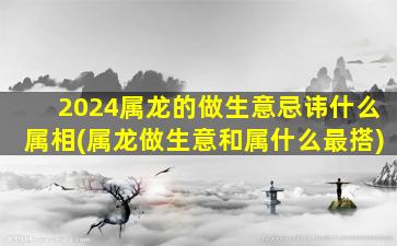 2024属龙的做生意忌讳什