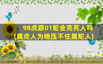 98虎跟01蛇会克死人吗(属虎人为啥压不住属蛇人)