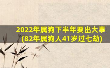 <strong>2022年属狗下半年要出大</strong>