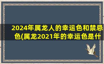 2024年属龙人的幸运色和