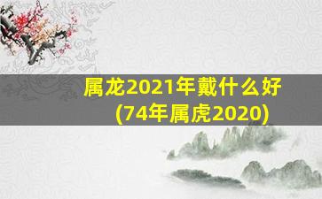 属龙2021年戴什么好(74年