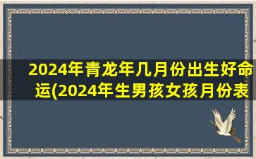 2024年青龙年几月份出生