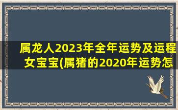 属龙人2023年全年运势及运程女宝宝(属猪的2020年运势怎么样)