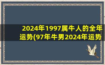 2024年1997属牛人的全年运势