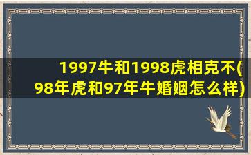 1997牛和1998虎相克不(98年虎