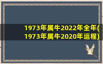 1973年属牛2022年全年(19