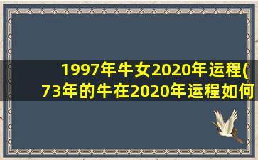 1997年牛女2020年运程(73年