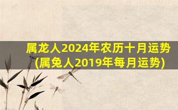 属龙人2024年农历十月运