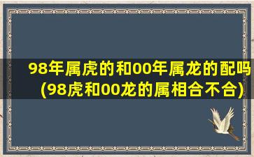 98年属虎的和00年属龙的配