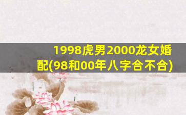 1998虎男2000龙女婚配(98和00年八字合不合)