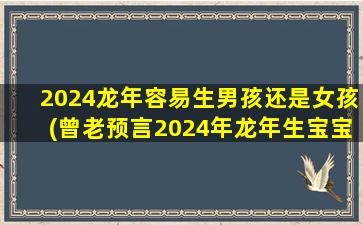 2024龙年容易生男孩还是女